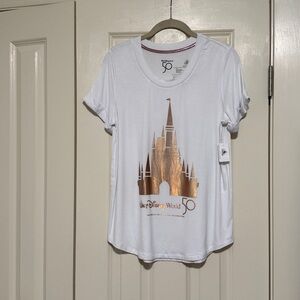Disney White and Gold Castle T-Shirt